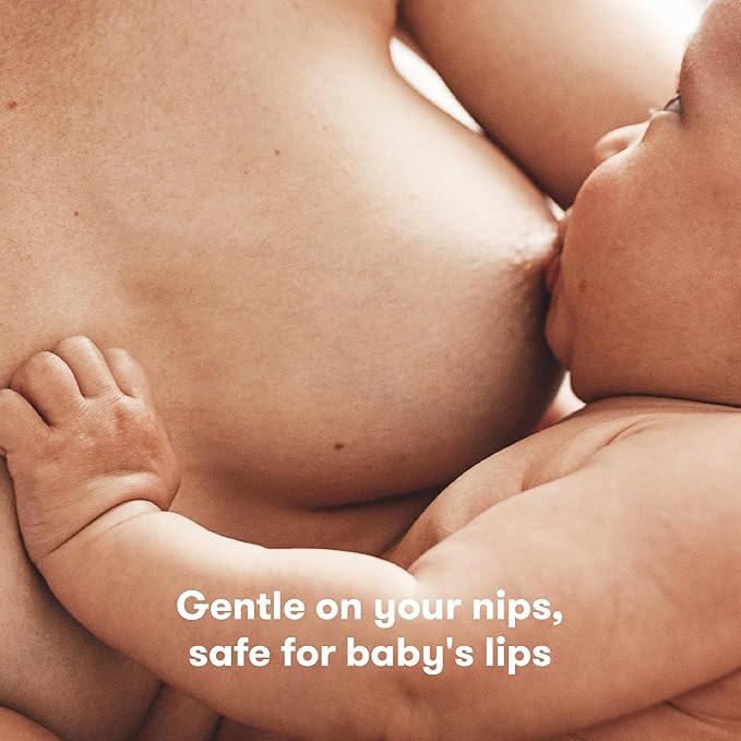 Frida Mom Nipple Cream and Saline Spray Set, Breastfeeding Essentials for New Moms, Cracked Nipple Saline Spray and No-Mess Cream, 2pc Set