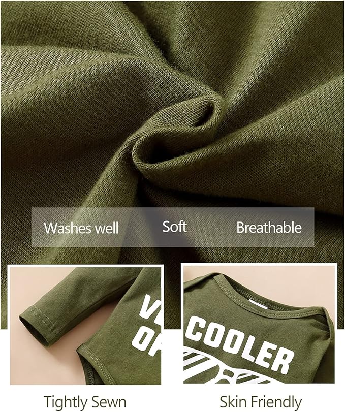 NZRVAWS Newborn Baby Boy Clothes Outfits Letter Prined Romper Pants Set Infant Baby Boy Clothing 0 3 6 9 12 18 Months