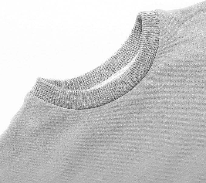 Bafeicao Baby Boy Girl Sweatshirt Romper Organic Cotton Solid Color Long Sleeve Bubble Romper Oversized Warm Fall Winter