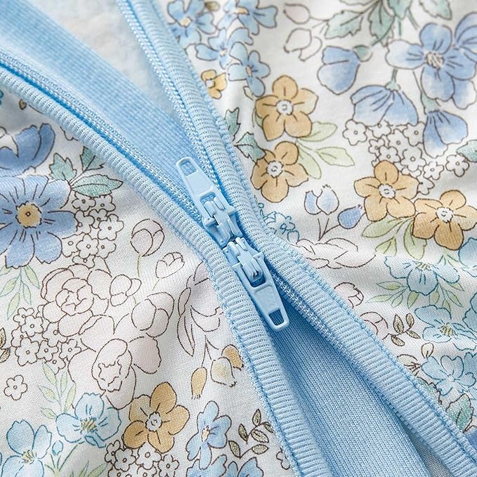 pureborn Baby Boys Girls Sleeper Snug Fit Viscose from Bamboo Pajamas 0-24 Months