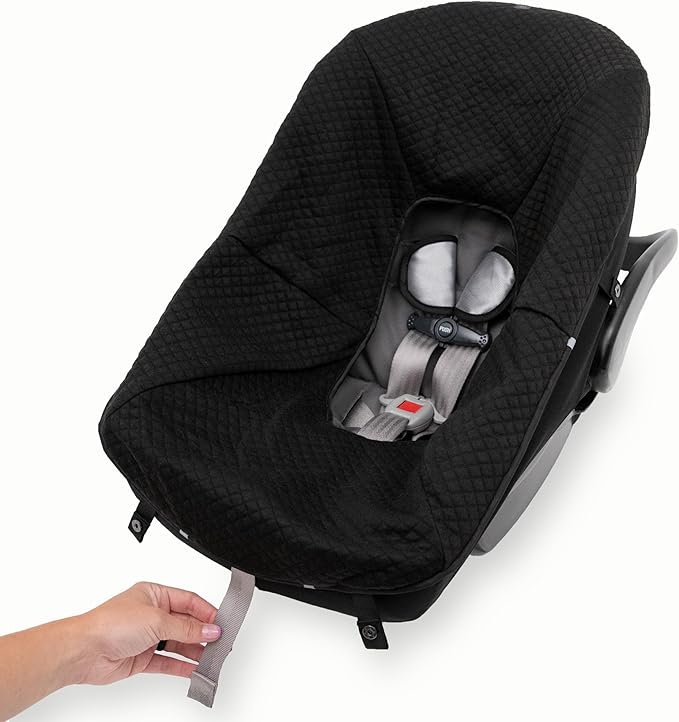 Little Unicorn Infant Car Seat Footmuff – Weather-Resistant Baby Bunting Bag with Magnetic Closure, Non-Slip Backing & Open Harness Design – Universal Fit Winter Cover for Baby Car Seat & Stroller