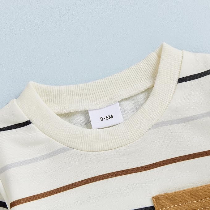 CIYCUIT Toddler Baby Boy Clothes Long Sleeve Sweatshirt Pants Set Fall Winter Outfits