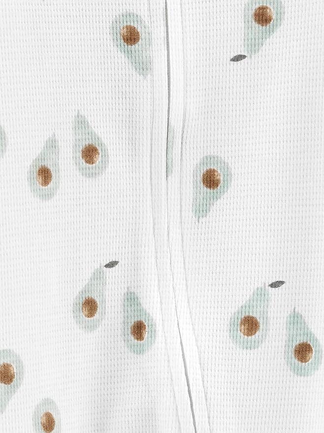 Simple Joys by Carter's Unisex Baby 2-way Zip Thermal Footed Sleep and Play, Pack of 2