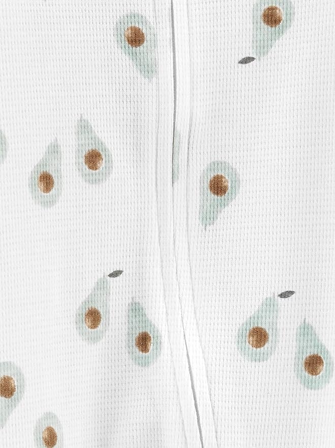 Simple Joys by Carter's unisex-baby 2-way Zip Thermal Footed Sleep and Play, Pack of 2