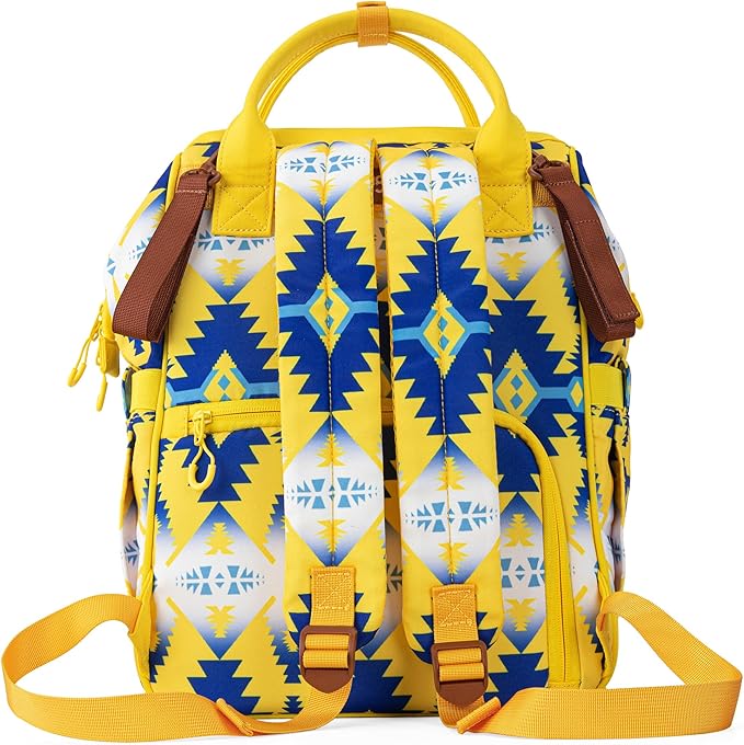 Montana West Wrangler Callie Diaper Bag Backpack with Stroller Straps Multifunction Baby Travel Bag WG2204-9110YL