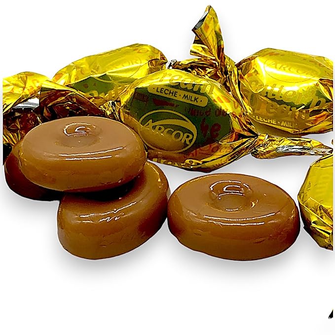 Butter 'n' Cream Toffee Candy-1.5 lbs Old Fashion Hard Candies Individually Wrapped- Crafted With Real Butter and Fresh Cream for A Silky Buttery Taste(24 oz)