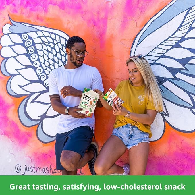 Snak Club Gummy Bears, Tajin Chili & Lime Sweet and Spicy Gummy Candy, Mild in Heat Bold in Flavor, Low-Fat, Vegan, Gluten-Free Snack, 9 oz Large Resealable Bag (Pack of 2)