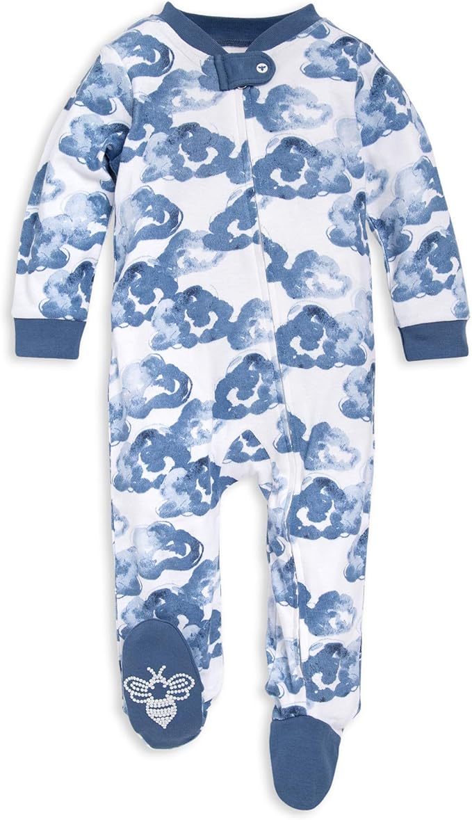Burt’s Bees Baby Boys' One-Piece Sleep and Play 100% Organic Cotton PJs