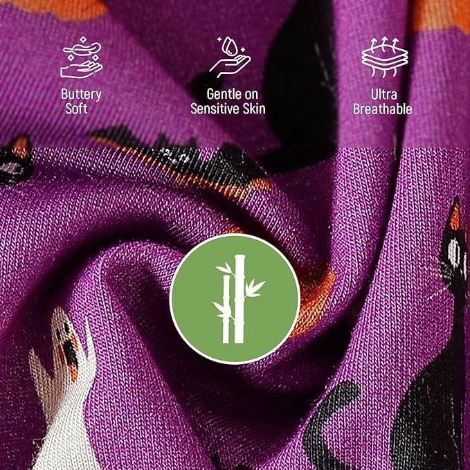 OPAWO Viscose from Bamboo Baby Pajamas Girl 2pack Mittens Cuff 2 Way Zipper Soft Footless Sleeper Baby Boy One-Piece Romper