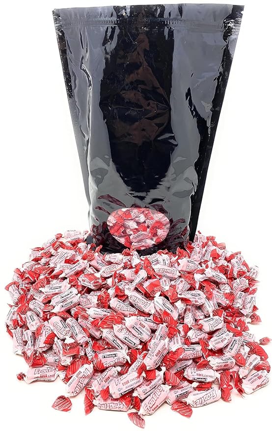 Sour Cherry Tootsie Roll Frooties Chewy Candy With Tangy Red Fruit Flavor 85+ Pieces Individually Wrapped In Resealable Assortit Bag, 1.5 Lb (24-Oz) Made In USA