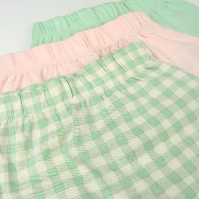 HonestBaby Unisex-Baby Multipack Harem Pants Roomy Fit Pull on Bottoms 100% Organic Cotton for Baby Boys, Girls