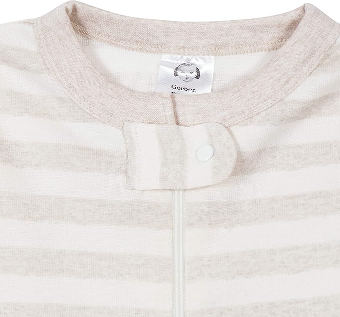 Gerber baby-boys 2-pack Snug Fit Footed Cotton Pajamas