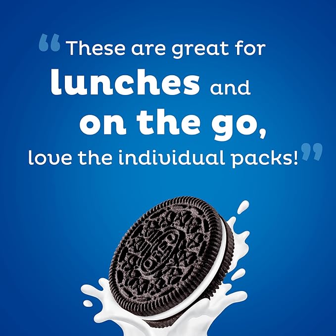 OREO Chocolate Sandwich Cookies, 60 Snack Packs (2 Cookies Per Pack)