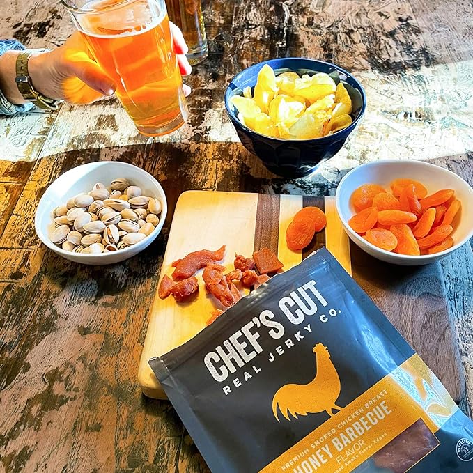 Chef's Cut Real Chicken Honey Barbecue Jerky, 2.5 Ounce (4 Pack)