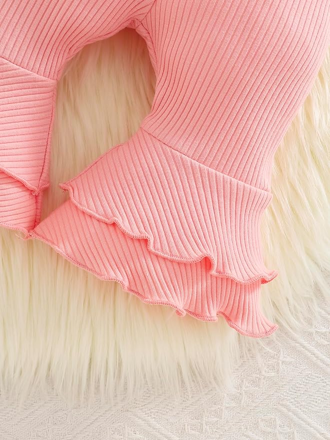 Baby Girl Clothes Newborn Infant Outfits Cute Summer Clothes Spring Romper Set+Hat+Headband