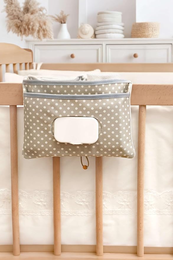 HAMUR Baby Diaper Bag Organizer – Travel-Friendly, Compact & Foldable | Stroller Pouch for Newborn Essentials – Must-Have for Boys & Girls (Leaves)