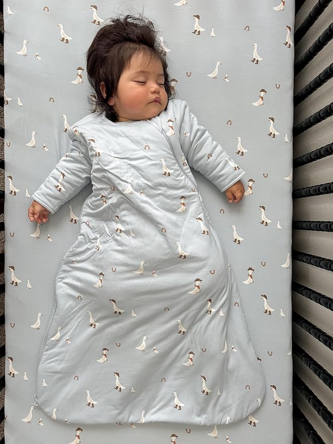 GUNAMUNA günamüna Unisex Baby, Toddler Wearable Blanket, Sleeping Bag Bamboo Rayon, Sleep Sack with Diaper Zipper, 2.6 TOG