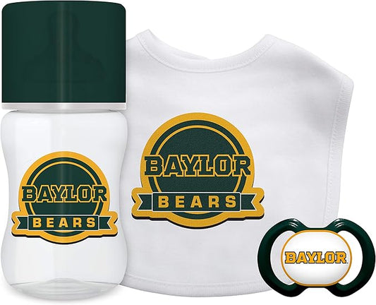 Baby Fanatic Officially Licensed 3 Piece Unisex Gift Set - NCAA Baylor Bears