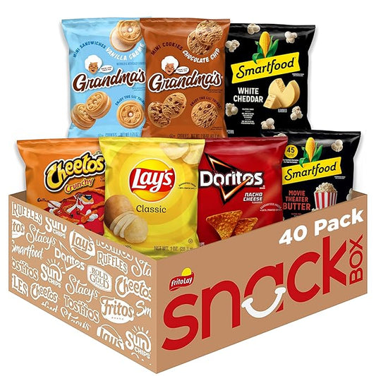 Frito Lay Ultimate Snacktime Mix with Grandma's and Classic Snacks, (Pack of 40) (Packaging May Vary)