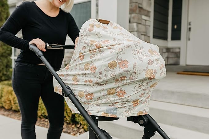 Ferra Multi-Use Cover: Car Seat, Nursing & Stroller Cover - Stretchy Fabric, All-Season, Stylish Designs