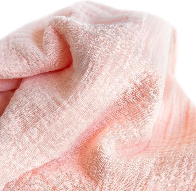 Little Unicorn Premium Cotton Swaddle Baby Blanket | Breathable Fabric | for swaddling, Play, Nursing & More (Rose Petal)