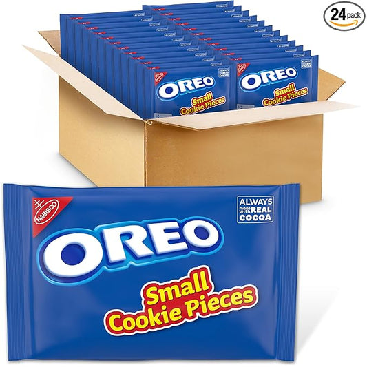 OREO Chocolate Sandwich Cookies Small Cookie Pieces, 24 - 1 lb Bags