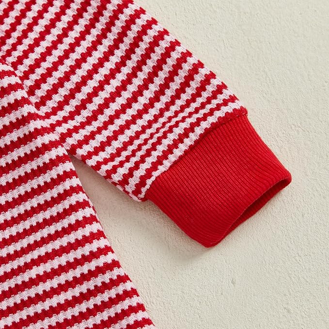 CIYCUIT Toddler Baby Boy Outfits Striped Sweatshirt Pants Clothes Set