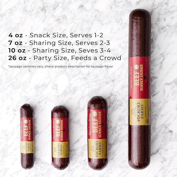 Hickory Farms Farmhouse Meat & Cheese Food Gift Basket (Small) - Box Set | Charcuterie Board Food | Summer Sausage | Father's Day | Mother's Day | Easter | Christmas | Holiday | Housewarming | Gourmet | Sympathy | Care Package