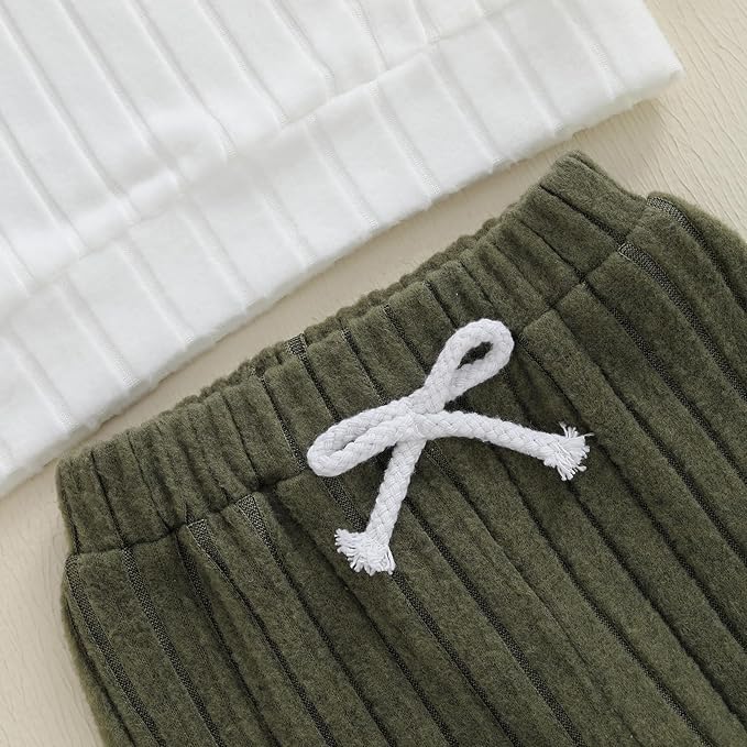 CIYCUIT Toddler Baby Boy Clothes Long Sleeve Sweatshirt Pants Set Fall Winter Outfits