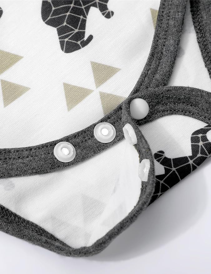 Baby Boy Clothes Long Sleeve Animal Plaid Romper + Overalls Infant Boy Clothes 2PCS Fall Winter Outfits