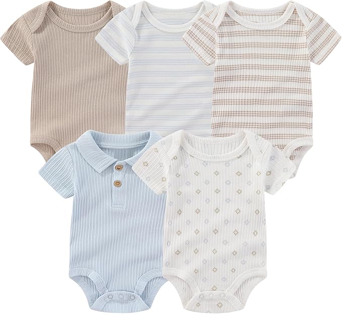 Newborn Layette Gift Set 20-Piece Cotton Baby Boy Girl Clothes Essentials and Accessories