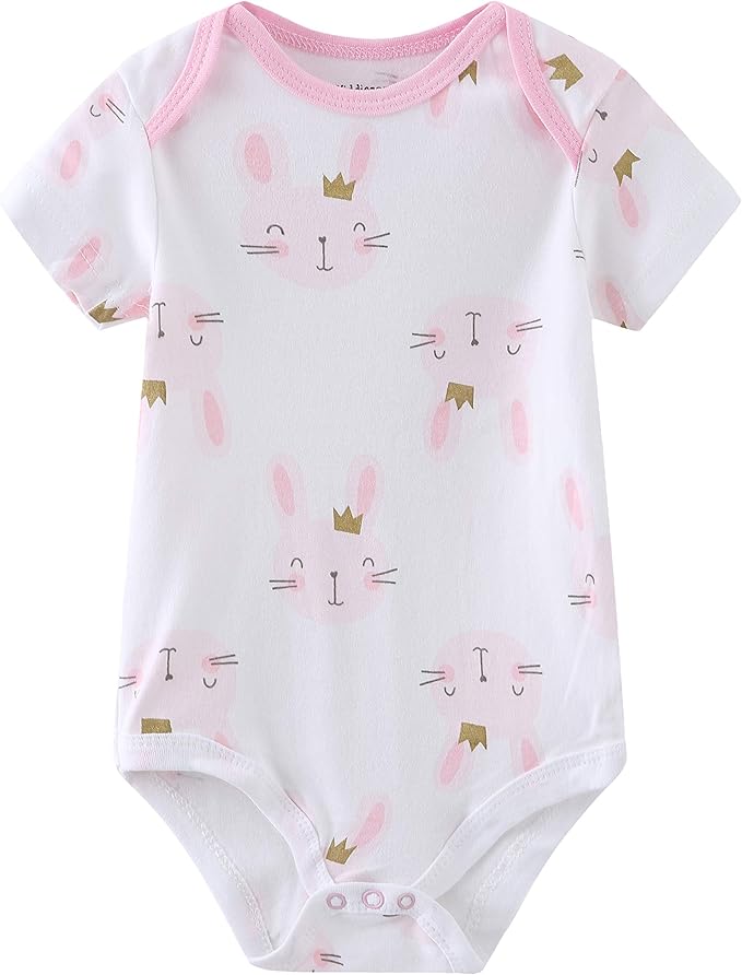 Baby Layette Set Baby Boys' 9-Piece Bodysuits Pants Set Toddler Girl Boy Unisex Baby Gift Sets