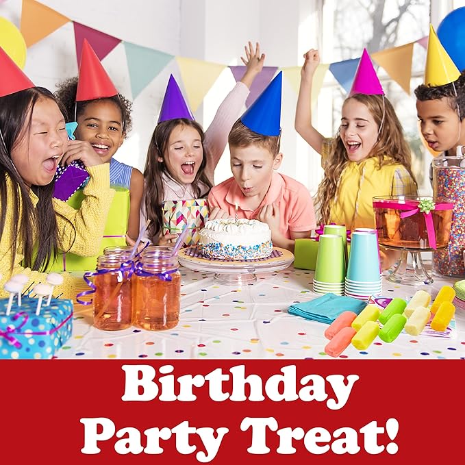 Fruit Chews Mix, Bulk 2 Lbs Individually Wrapped Candy, 8 Assorted Fruity Flavors Soft and Chewy Taffies, Peanut and Gluten Free, Colorful Candy for Parties, Appx 135 Pcs