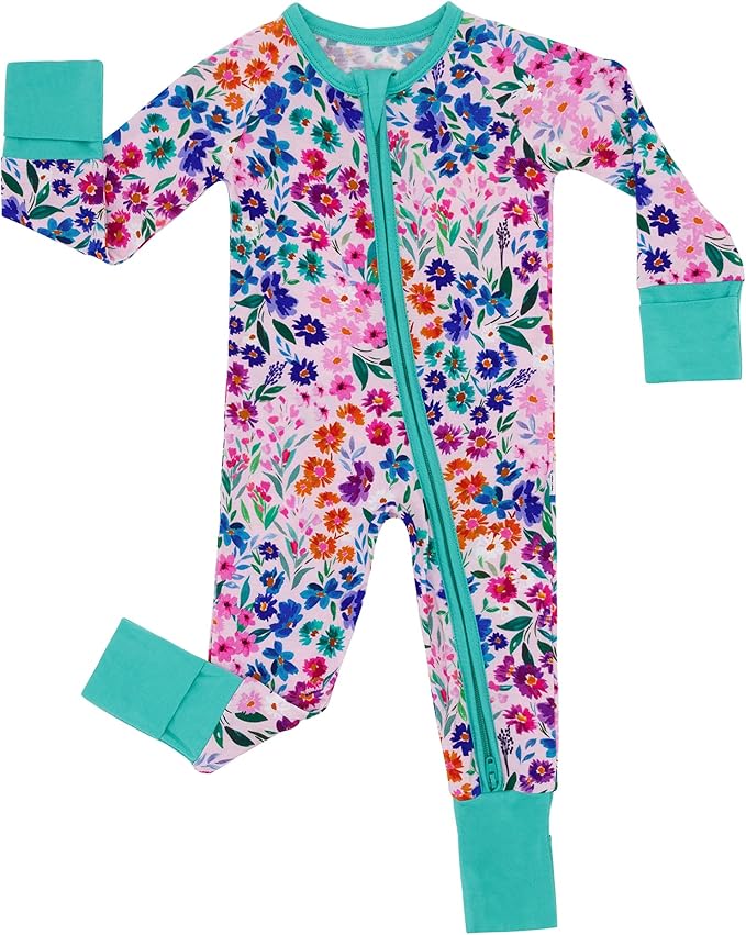 Little Sleepies Pajamas for Baby Boys & Girls, Viscose from Bamboo Baby Pajamas, Preemie & Newborn Sleepers, 2-Way Zipper PJs