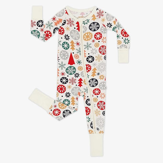 Little Sleepies Pajamas for Baby Boys & Girls, Viscose from Bamboo Baby Pajamas, Preemie & Newborn Sleepers, 2-Way Zipper PJs