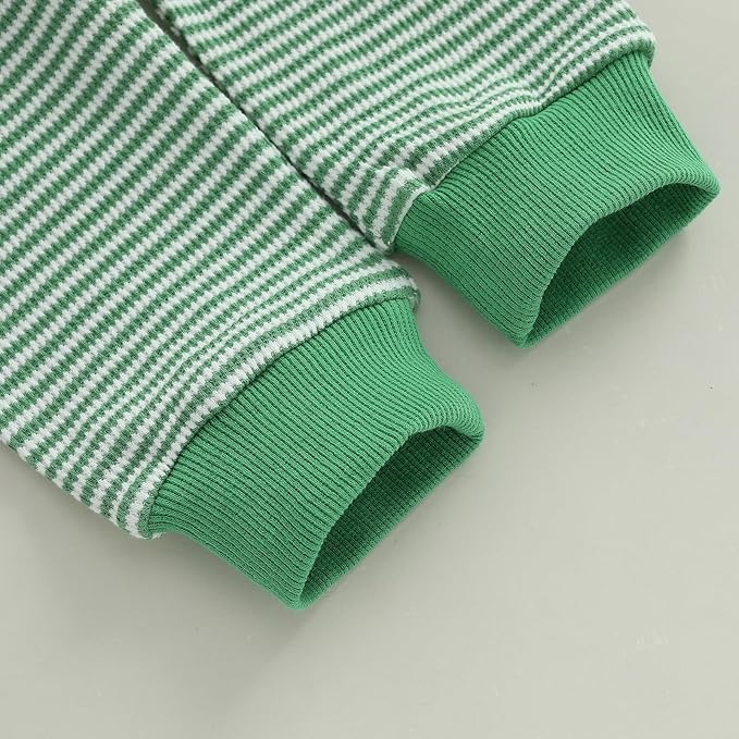 CIYCUIT Toddler Baby Boy Outfits Striped Sweatshirt Pants Clothes Set