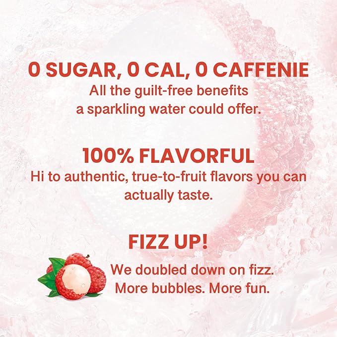CHI FOREST Lychee Fizzy Sparkling Water (11.15 oz* 24)