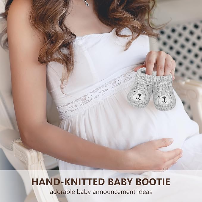 Pregnancy Announcement, Coming Soon Baby Announcement For Grandparents Dad Husband Family, Pregnancy Reveal Ideas, Gender Reveal Baby Shower Gifts -Felt Letter Board, Onesie, Booties, Wooden Sign