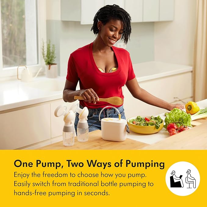 Medela Hands-Free Collection Cups, Compatible with Freestyle Flex, Pump in Style with MaxFlow, and Swing Maxi Electric Breast Pumps, 1 Set of 2 Cups