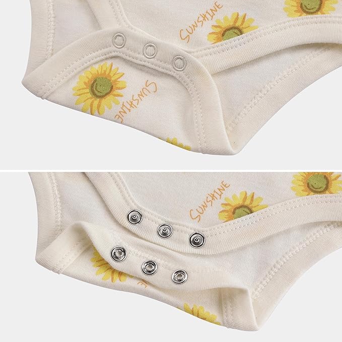 Baby Newborn Layette 10-Piece Sets Cotton Bodysuits Pants Sets for Baby Boys Girls Toddler Unisex Baby Gift Set