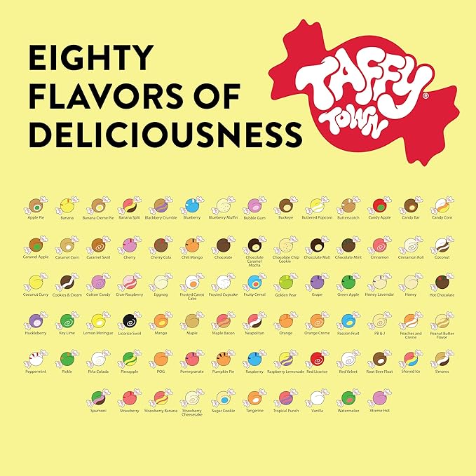 Taffy Town Saltwater Taffy, Frosted Cupcake, 2.5Lb