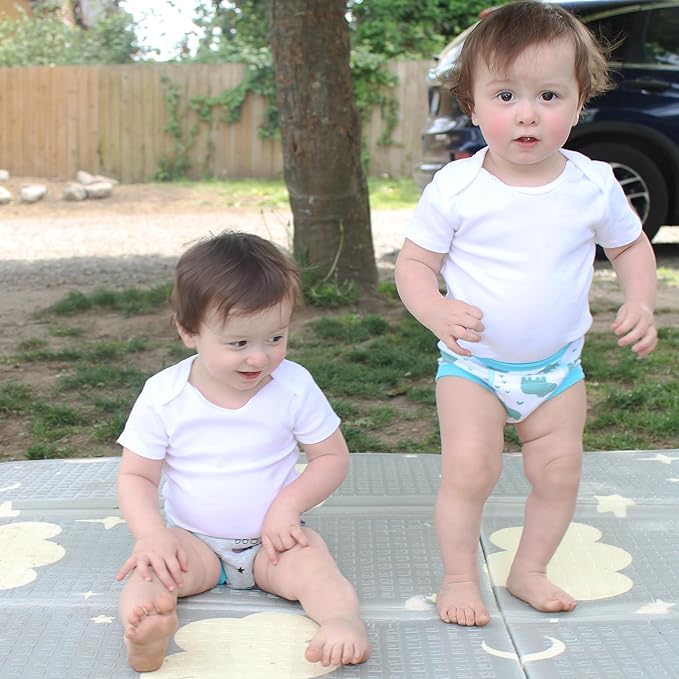 BIG ELEPHANT 6-Pack Potty Training Pants – 100% Cotton Absorbent Toddler Underwear for Boys and Girls (12M-10Y)