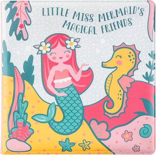 Stephen Joseph, Floating Color Changing Bathtime Book, Toddler Bath Toys, Mermaid