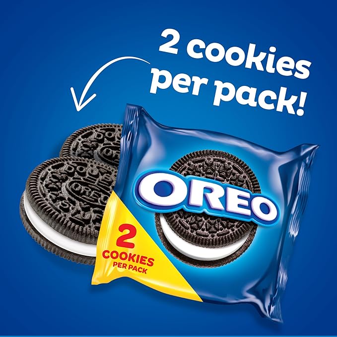 OREO Chocolate Sandwich Cookies, 60 Snack Packs (2 Cookies Per Pack)
