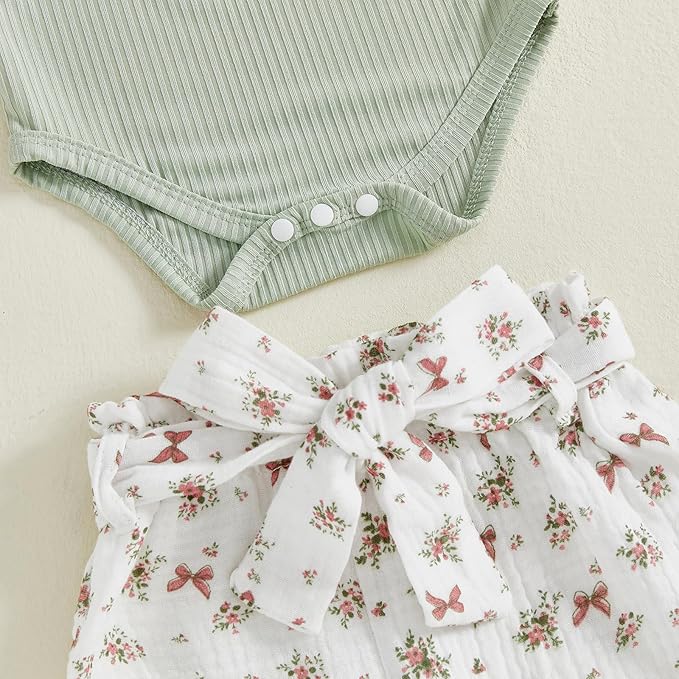 Mubineo Baby Girl Clothes Outfits Cute Flower Romper Daisy Pant Fall Winter Newborn Outfit Sets