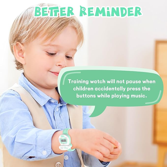 Kids Watch Potty Training Watches for Boys and Girls, Potty Timer Toilet Shape and LED Colorful Lights, Music Reminds Kids It's Time to Go to The Bathroom, Fun Gift for Moms and Toddlers