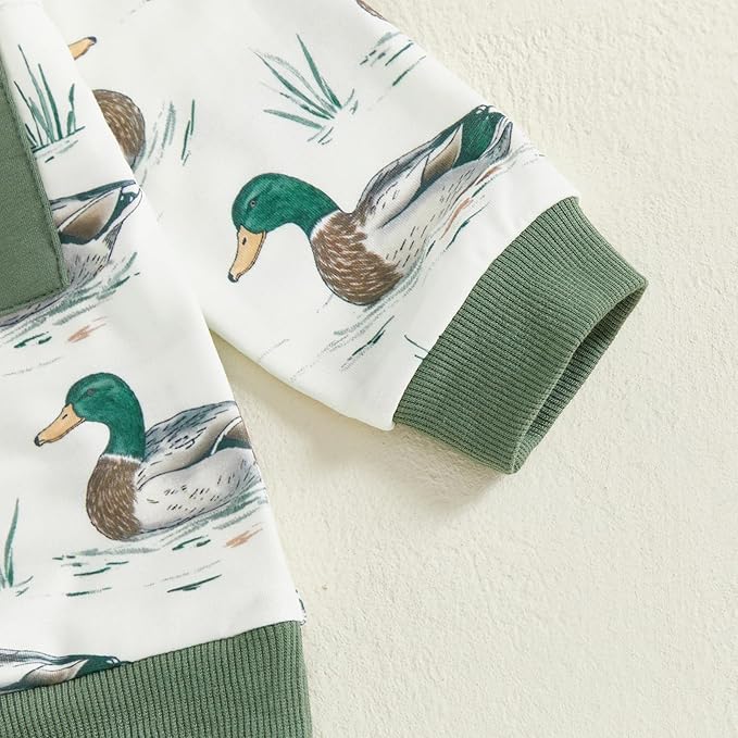 CIYCUIT Toddler Baby Boy Clothes Long Sleeve Sweatshirt Pants Set Fall Winter Outfits