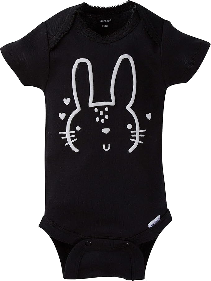 Gerber baby-girls 8-pack Short Sleeve Onesies Bodysuits