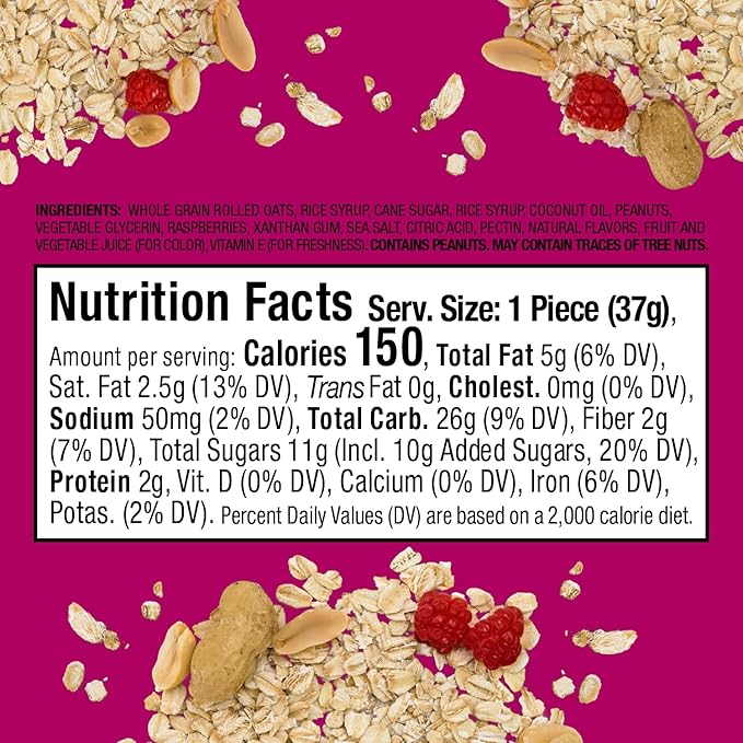 Bobo's Oat Stuff'd Bites, Peanut Butter & Jelly, 1.3 oz Bites (30 Pack Box), Gluten Free Whole Grain Snack, Vegan On-The-Go