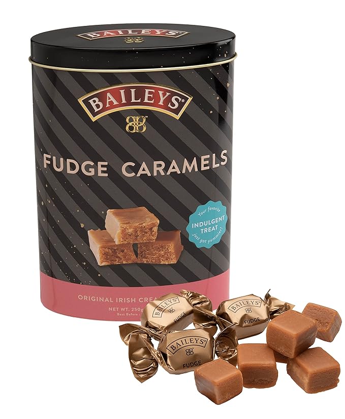Gardiners of Scotland Handmade Fudge 250g Tin, Baileys Fudge Caramels